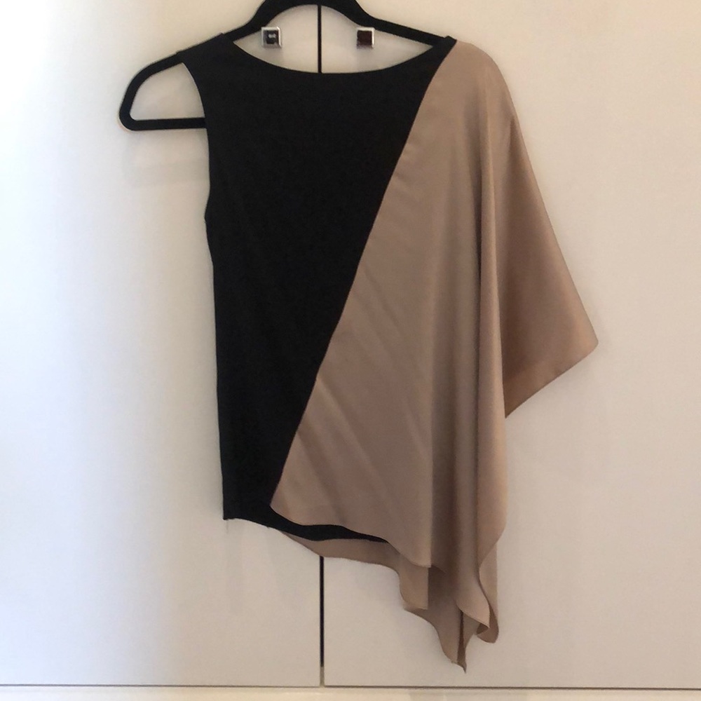 Ramy Brook Silk Blend Asymmetric Top